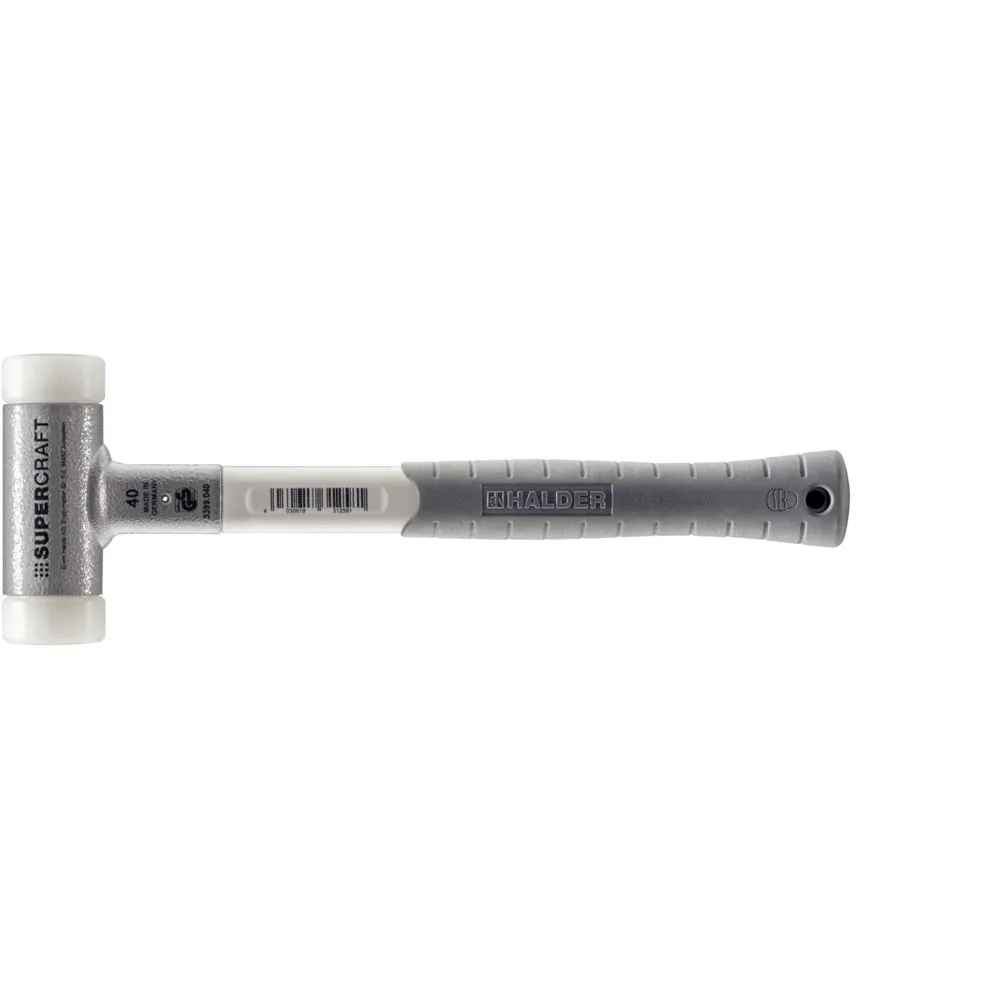 HALDER SUPERCRAFT-Schonhammer, mit ergonomisch geformtem, rutsch- und bruchsicherem 3-Komponentenstiel | D=40 mm | 3399.040 Produktbild img1 L