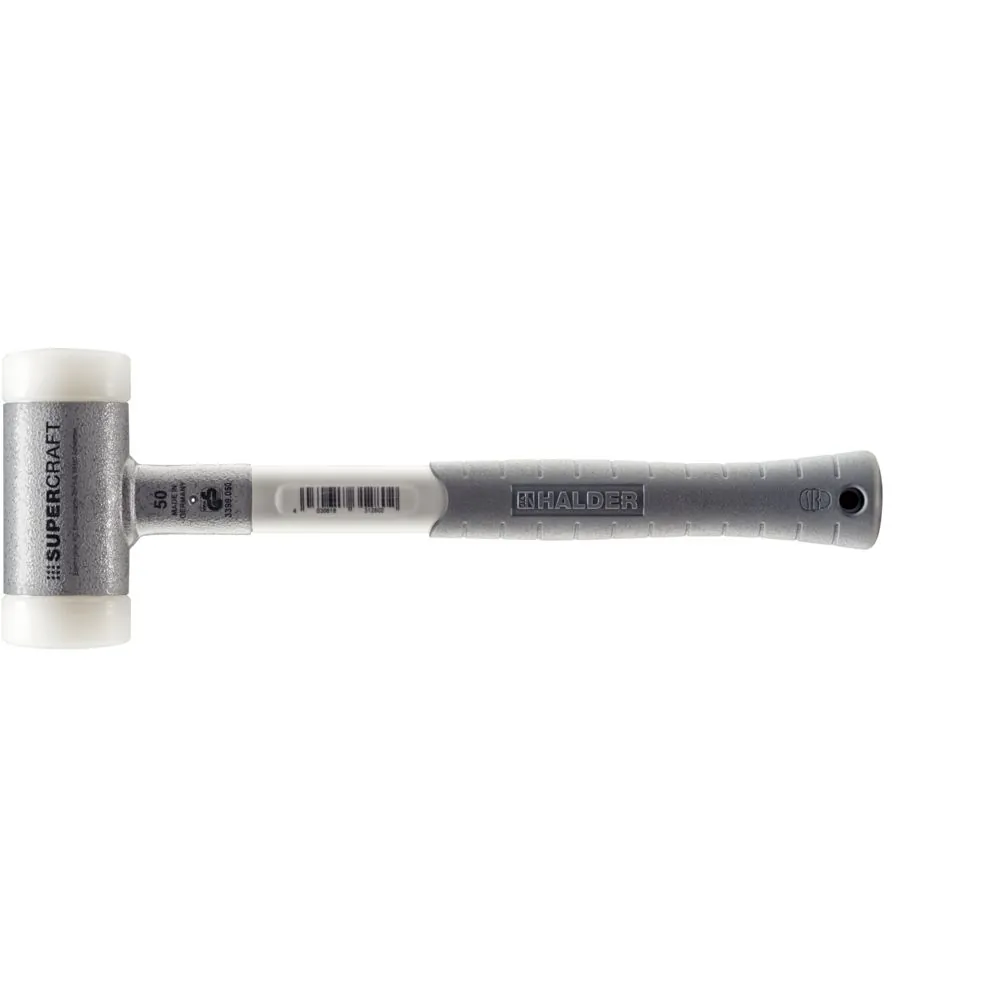 HALDER SUPERCRAFT-Schonhammer, mit ergonomisch geformtem, rutsch- und bruchsicherem 3-Komponentenstiel | D=50 mm | 3399.050 Produktbild img1 L