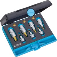 Produktbild von HAZET - Werkzeug-Satz 1557/10, 1/4"-3/8"-1/2" für TORX® 10-teilig T8 - T60