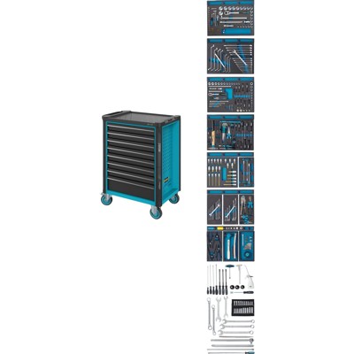 Produktbild von HAZET - HAZET Werkstattwagen Assistent 179N-8-2700/296 ∙ Schubladen, flach: 7 x