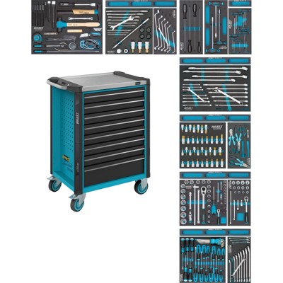 Produktbild von HAZET - HAZET Werkstattwagen Assistent 179NX-8/244 ∙ Schubladen, flach: 8 x 81 
