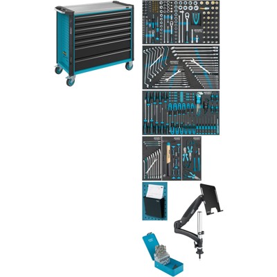 Produktbild von HAZET - HAZET Werkstattwagen Assistent 179NXXL-7/342 ∙ Schubladen, flach: 5 x 8