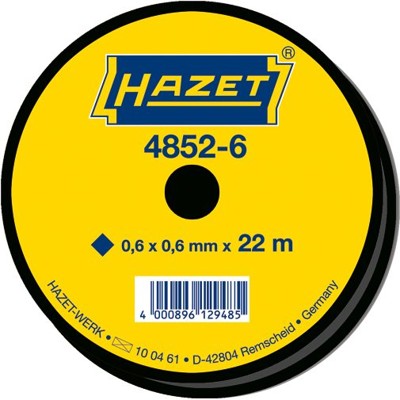 Produktbild von HAZET - Schneidedraht, Vierkant für geklebte Fahrzeugscheiben 4852-6, Rolle 22 