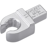 Produktbild von HAZET - Einsteck-Ringschlüssel, offen 6612C-11, 9 x 12mm, Doppel-Sechskant 11mm