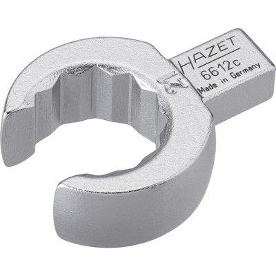 Produktbild von HAZET - Einsteck-Ringschlüssel, offen 6612C-21, 9 x 12mm, Doppel-Sechskant 21mm