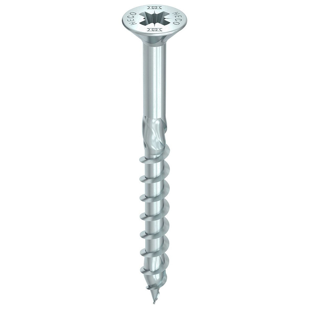 HECO-TOPIX-plus Senkkopfschrauben Teilgewinde Kohlenstoffstahl verzinkt blau 4,5 x 50mm Produktbild img1 L