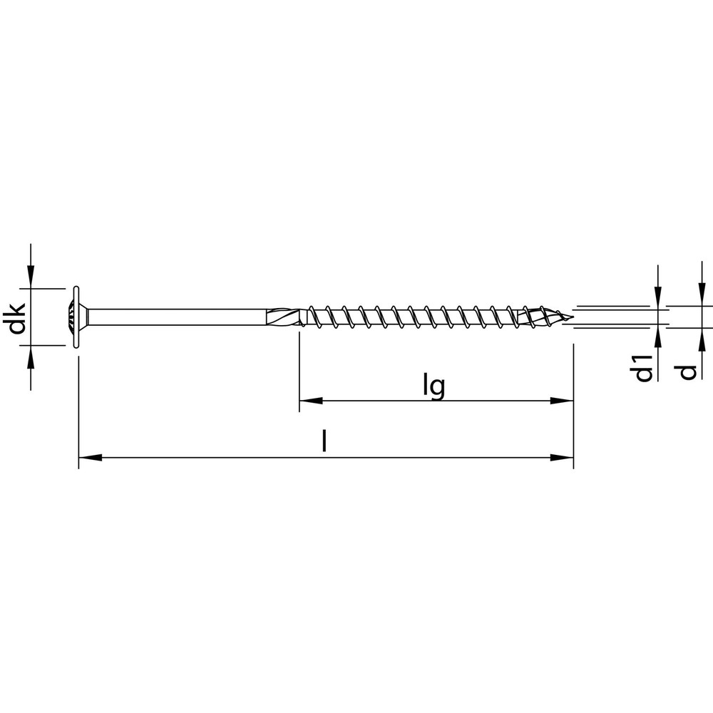 HECO-TOPIX-plus Holzbauschraube,Topix-plus,T-Drive,Tellerk,TG,Kohlenstoffstahl,verz,8,0x160mm Produktbild img2 L