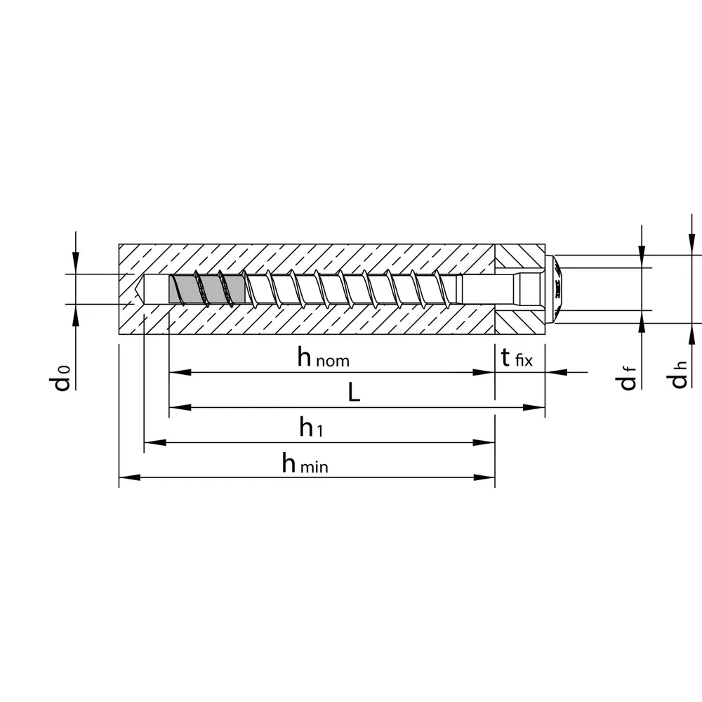 MULTI-MONTI-plus P A4 7,5 x 40, Rundkopf, T-Drive, 50 St. Produktbild img2 L