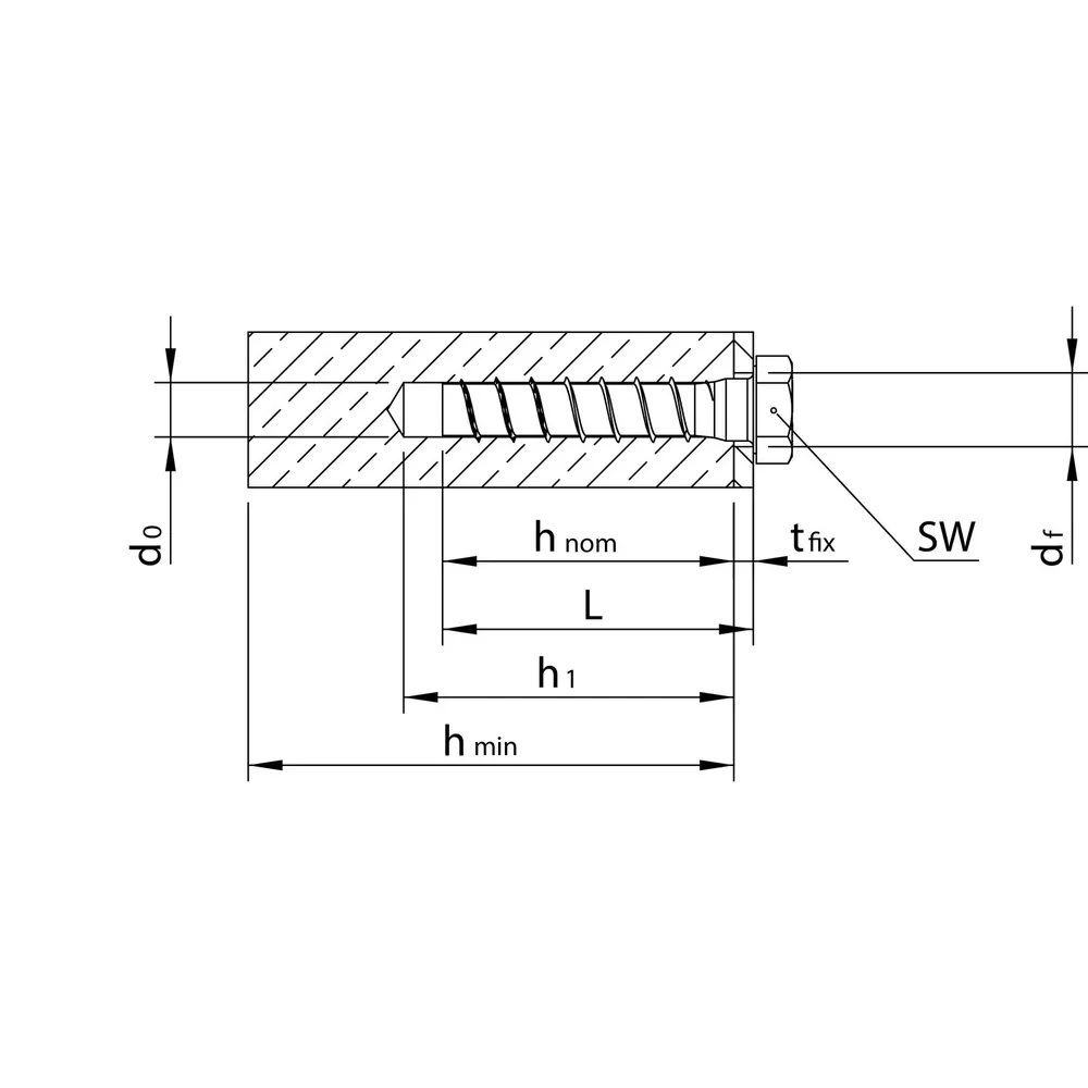 MULTI-MONTI-plus S 16,0 x 80, Sechskantkopf, A2K, 25 St. Produktbild img2 L
