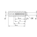 MULTI-MONTI-plus S 16,0 x 80, Sechskantkopf, A2K, 25 St. Produktbild img2 S