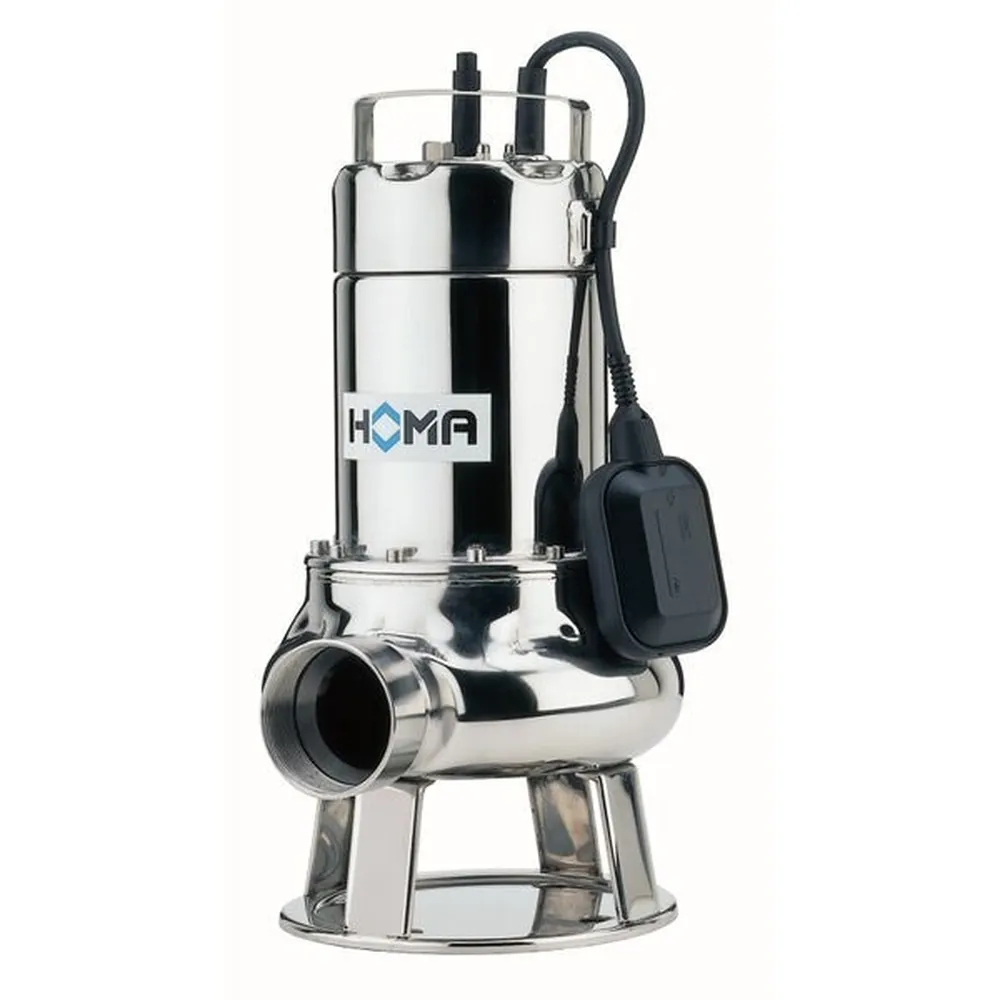 HOMA Edelstahl-Schmutzwasser-Tauchmotorpumpe TCV 408 WA, 230 V, autom. Schwi.schaltg. Produktbild img1 L