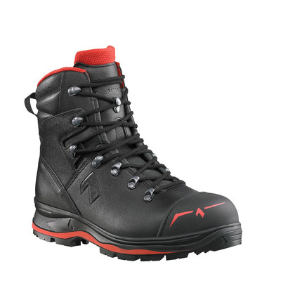 Haix Sicherheitsstiefel Trekker Pro 2.0, S3, Schwarz/rot, Größe Uk 4.5 / Eu 37