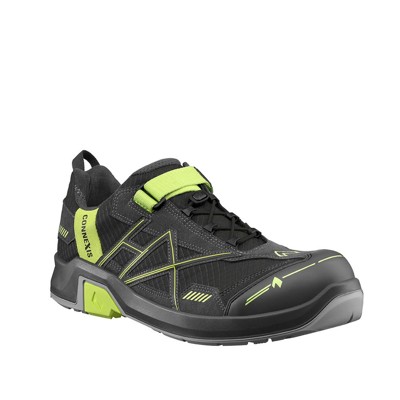 Produktbild von Haix - Sicherheitshalbschuh CONNEXIS Safety T Ws S1P low grey-citrus, S1P, grau