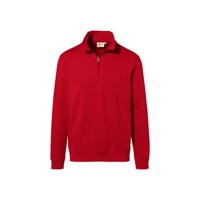 Produktbild von HAKRO - Zip-Sweater Modell 451, rot, Größe 5XL