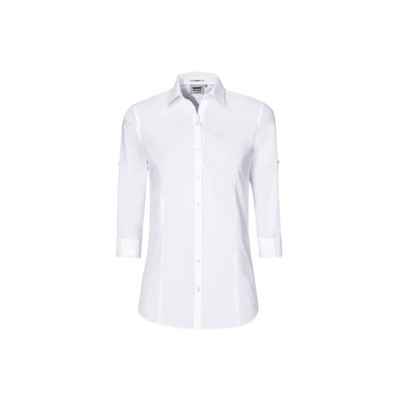 Produktbild von HAKRO - 3/4-Arm-Vario Bluse Mikralinar® 120, weiß, Größe XL