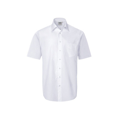 Produktbild von HAKRO - 1/2-Arm Hemd Mikralinar® Comfort 122, weiß, Größe 6XL