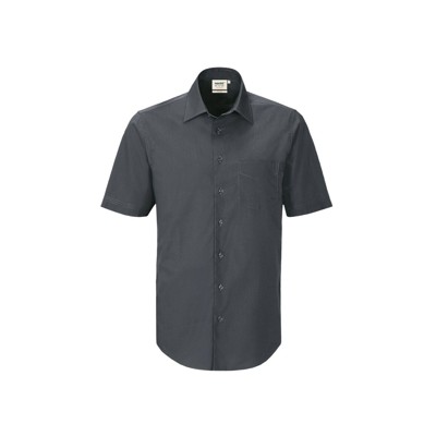Produktbild von HAKRO - 1/2-Arm Hemd Mikralinar® Comfort 122, anthrazit, Größe XL