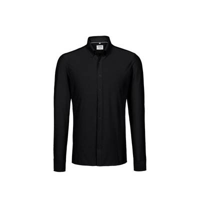 Produktbild von HAKRO - Hemd Natural Stretch Regular 130, schwarz, Größe S