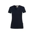 Produktbild von HAKRO - Damen V-Shirt Stretch 172, tinte, Größe 2XL