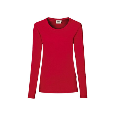 Hakro Damen Longsleeve Mikralinar® 179, Rot, Größe 6XL