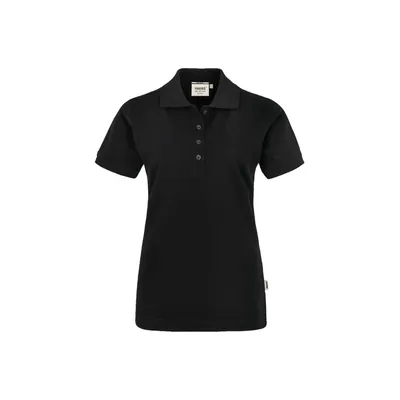 Produktbild von HAKRO - Damen Poloshirt Pima-Cotton 201, schwarz, Größe XS
