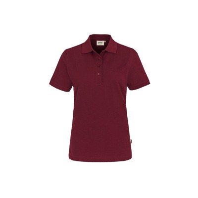 Produktbild von HAKRO - Damen Poloshirt Mikralinar® 216, weinrot, Größe 4XL
