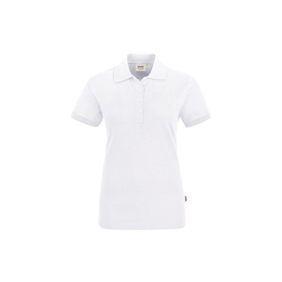Produktbild von HAKRO - Damen Poloshirt Stretch 222, weiß, Größe M