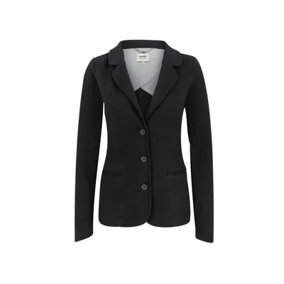 Produktbild von HAKRO - Damen Sweatblazer Premium 260, schwarz, Größe 2XL