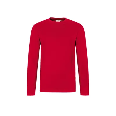 Produktbild von HAKRO - Longsleeve Mikralinar® 279, rot, Größe 4XL