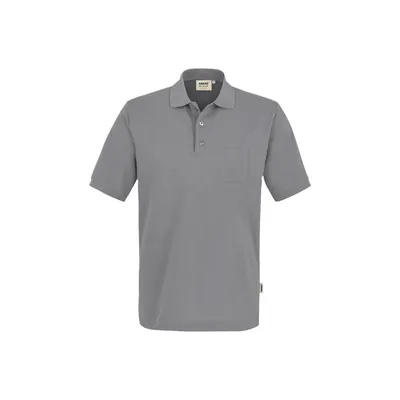 Produktbild von HAKRO - Pocket-Poloshirt Mikralinar® 812, titan, Größe S