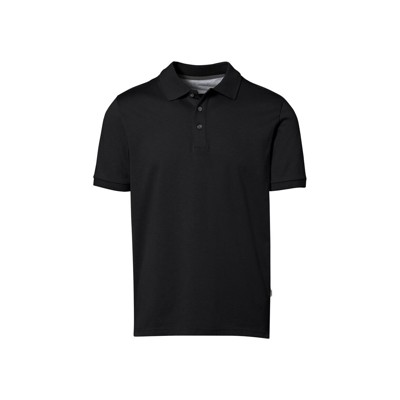 Produktbild von HAKRO - Cotton Tec® Poloshirt 814, schwarz, Größe 2XL