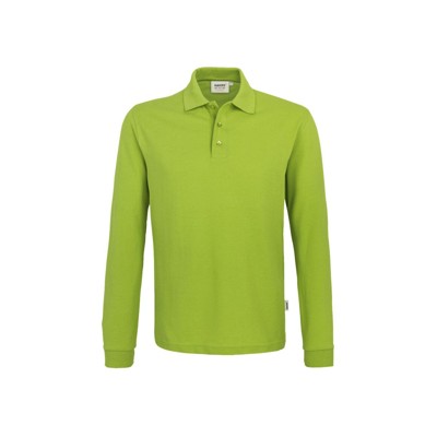 Produktbild von HAKRO - Longsleeve-Poloshirt Mikralinar® 815, kiwi, Größe S