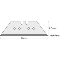 Produktbild von LUTZ BLADES® - Trapezklinge a 10 Stück Standard 0,65mm