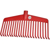 Idealspaten Laubbesen Nylon rot 21 Zinken Arbeitsbreite 38cm Produktbild