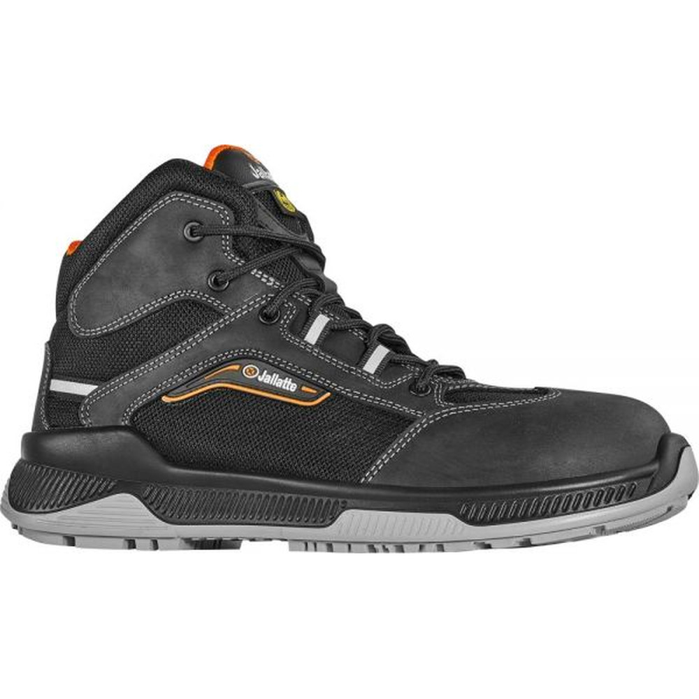 JALLATTE® Sicherheitsstiefel JALJAB SAS JNU19, S3 ESD, schwarz/orange, W11, Größe 41 Produktbild img1 L