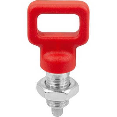 Produktbild von KIPP - ARRETIERBOLZEN MIT ÖSENGRIFF GR.3 D1=M16, D=8, FORM:B O.RASTNUT, M.KONTE