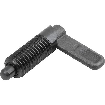 Produktbild von KIPP - SPERRRIEGEL, D=10, M20, FORM:A MIT GEWINDEHÜLSE, STAHL BRÜNIERT