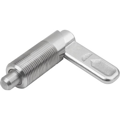 Produktbild von KIPP - SPERRRIEGEL, D=6, M10, FORM:A MIT GEWINDEHÜLSE, EDELSTAHL BLANK