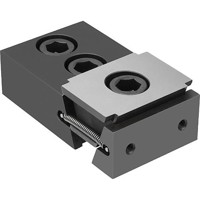 Produktbild von KIPP - KEILSPANNER MIT FESTBACKE, EINSEITIG FORM:A GLATT, B=50, M12, EINSATZSTA