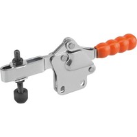 Produktbild von KIPP - SCHNELLSPANNER STANDARD STAHL, FUß SENKRECHT, KOMP:KUNSTSTOFF, ORANGE, M