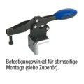 Produktbild von KIPP - SCHNELLSPANNER HORIZONTAL MIT SICHERHEITSVERRIEG., FUß WAAGRECHT F1=2400