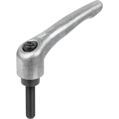 Produktbild von KIPP - KLEMMHEBEL GR.5 M12X60, ZINK BLANK, KOMP:STAHL BRÜNIERT