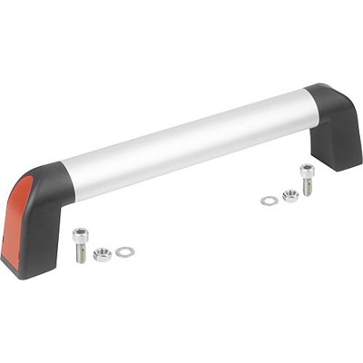 Produktbild von KIPP - ROHRGRIFF BIGHAND, A=200, L=233,4, D=8 ALUMINIUM NATUR ELOXIERT, KOMP:TH