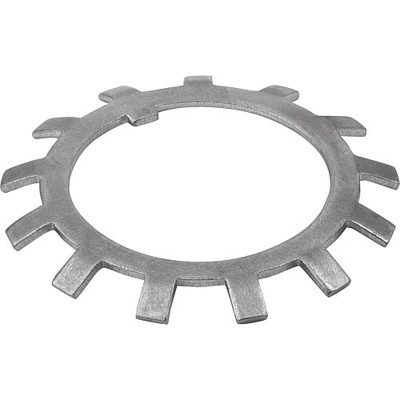 Produktbild von KIPP - SICHERUNGSBLECH DIN5406 D=35, D1=57, S=1,25, STAHL BLANK