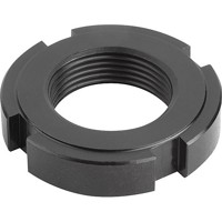 Produktbild von KIPP - NUTMUTTER DIN1804 M10X1, D2=25, H=6, FORM:W, EINSATZSTAHL BRÜNIERT