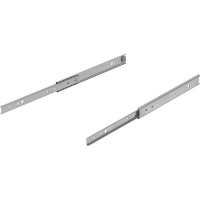 Produktbild von KIPP - TELESKOPSCHIENE L=450 9,5X35,34, TEILAUSZUG S=320, Fp1=57, Fp2=50, EDELS