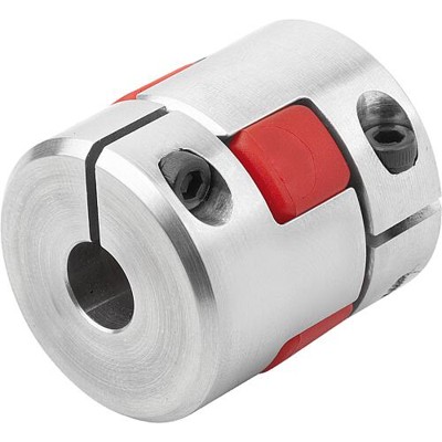 Produktbild von KIPP - ELASTOMER-KLAUENKUPPLUNG MIT RADIALER KLEMMNABE GR.14, D1=8, D2=12, L=35