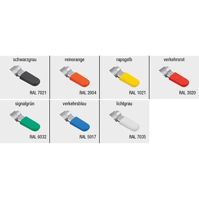 Produktbild von KIPP - SPERRRIEGEL, D=10, M16, FORM:C M. GEWINDEHÜLSE, M. KAPPE, EDELSTAHL BLAN