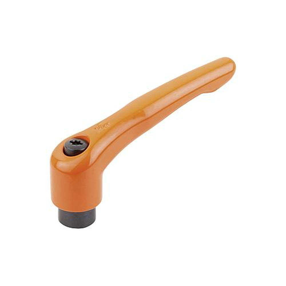 KIPP Klemmhebel, orange, Stahl/Zinkdruckguss, Innengewinde Produktbild img1 L