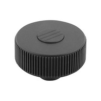 Produktbild von KIPP - RÄNDELRAD GR.1, D1=40D=6 , FORM:H, THERMOPLAST SCHWARZGRAU RAL7021, KOMP